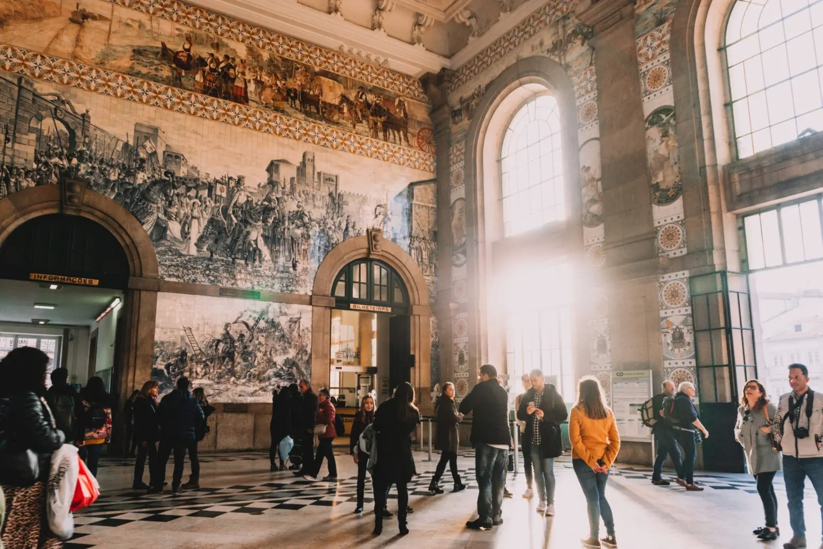 Stazione ferroviaria di São Bento in Porto