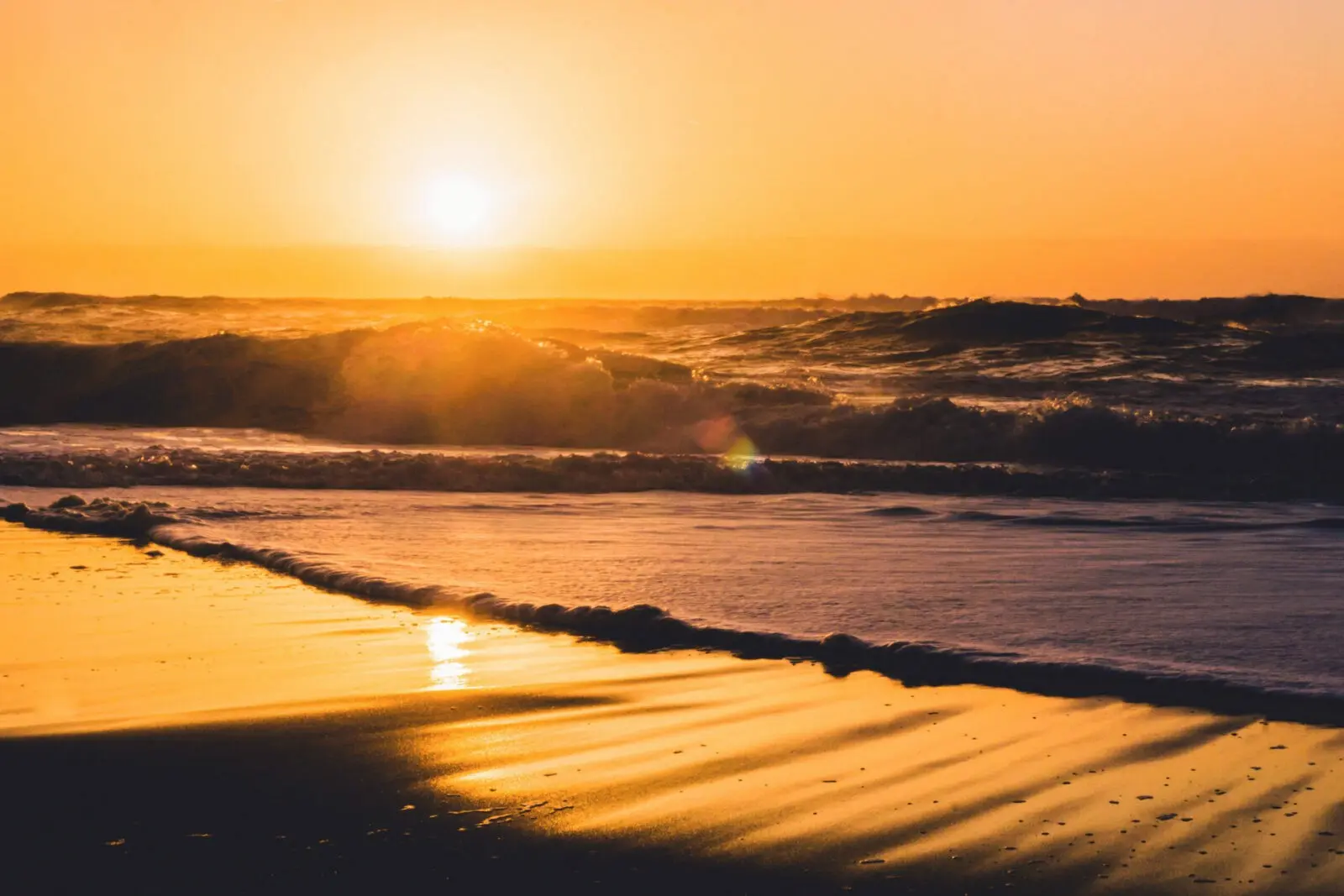 Tramonto sull'Oceano Atlantico